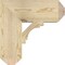 Ekena Millwork Merced Craftsman Rough Sawn Bracket, Douglas Fir, 6"W x 18"D x 18"H BKT06X18X18MRC04RDF - alternate 4